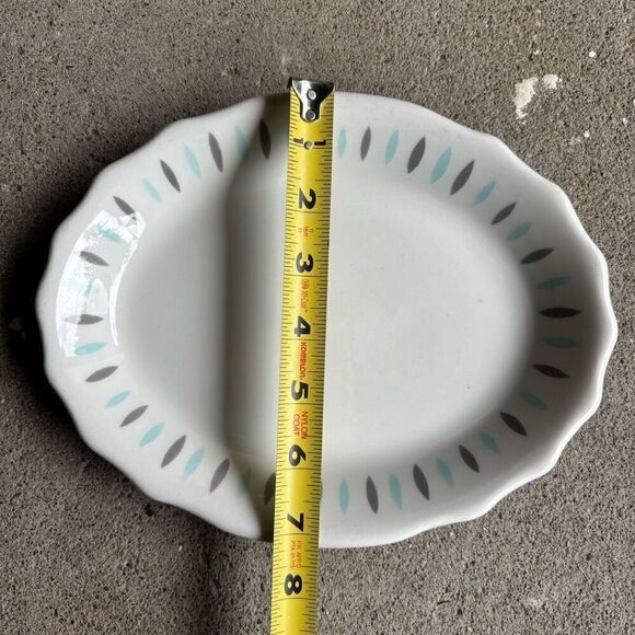 Jackson China Falls Creek Pa 9” x 7 1/4” Platter - Picture 3 of 5